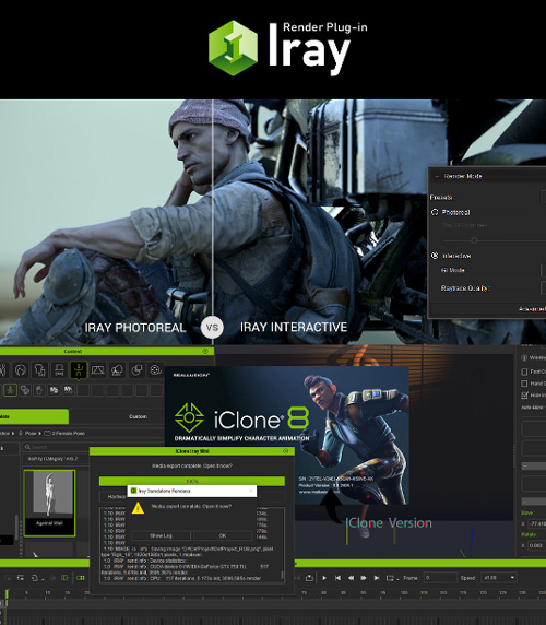 Iray Render Plugin IC8 CC4 V1.02.24