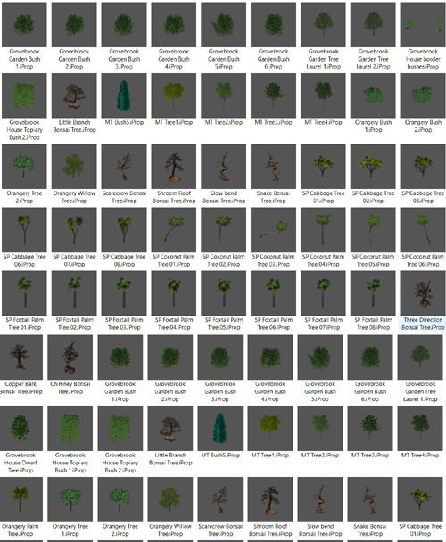 [ Reallusion Prop ] Mature Trees, Old Trees