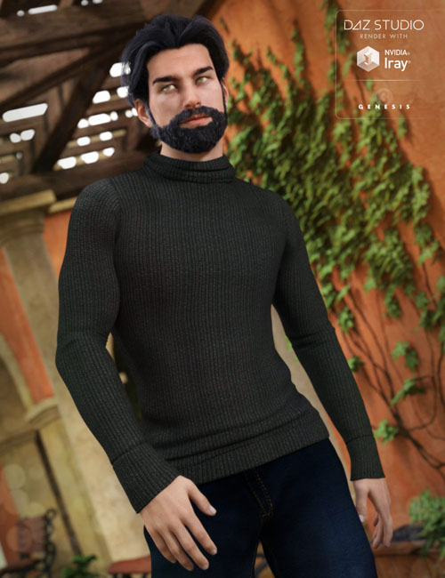 Real Feel Turtleneck Classic for Genesis 3 Male(s)