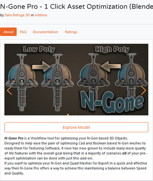 N-Gone Pro - 1 Click Asset Optimization for Blender v1.35