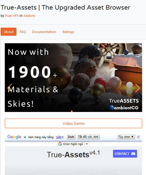 True-Assets | The Upgraded Asset Browser for Blender v4.2.3