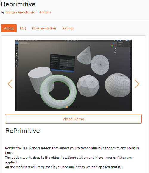 Reprimitive for Blender v1.1