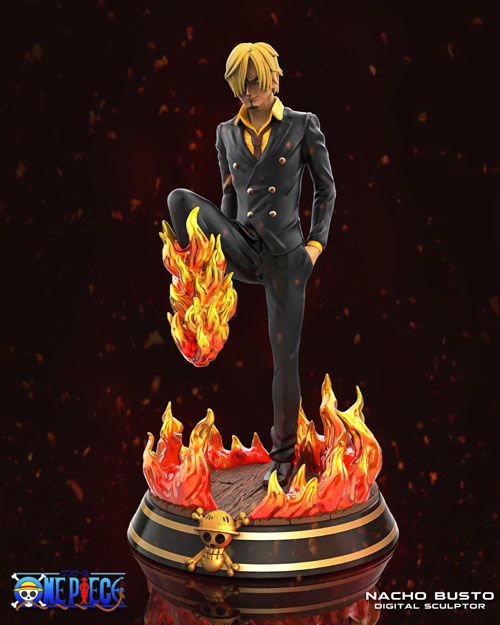 Sanji - One Piece for 3d print model