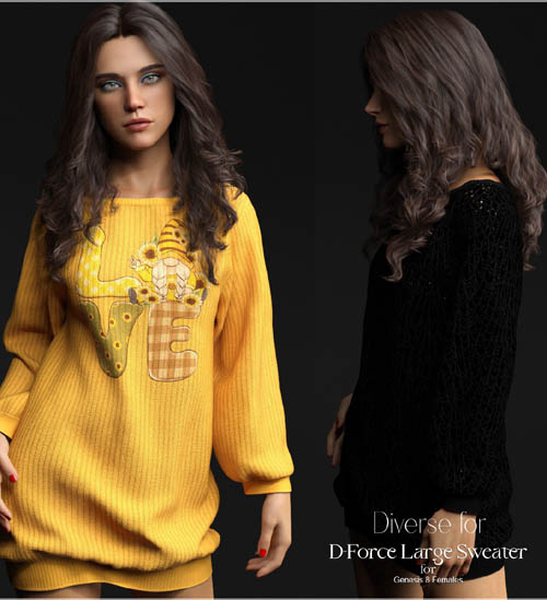 Diverse for D-Force Large Sweater for G8F and G8.1F