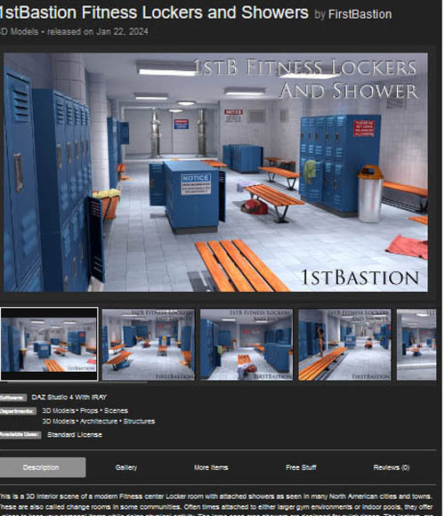 1stBastion Fitness Lockers and Showers