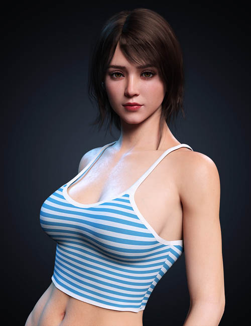 dForce Simple Strap Top for Genesis 8.1 and 8 Female