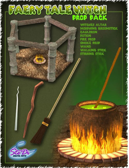 Faery Tale Witch Props Pack