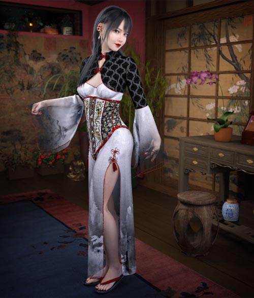 Xiannu for the Midnight Kimono