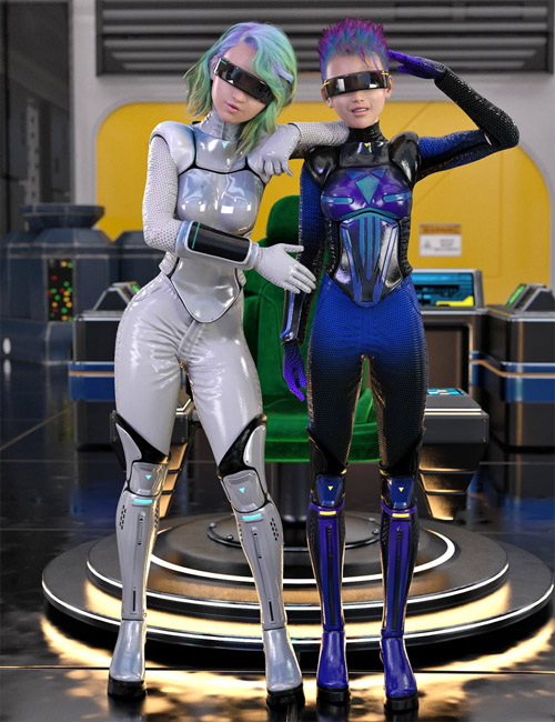Sci-Fi Crew Outfit Textures