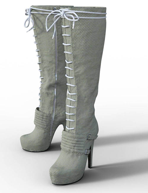 Platform Knee High Boot for Genesis 3 Female(s)
