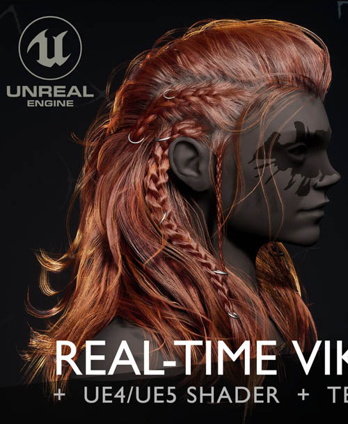 Viking Real-Time Hairstyle