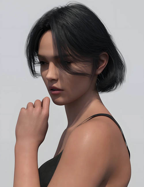 JL Hair 005 - Emily Hair for Genesis 9 and Victoria 9