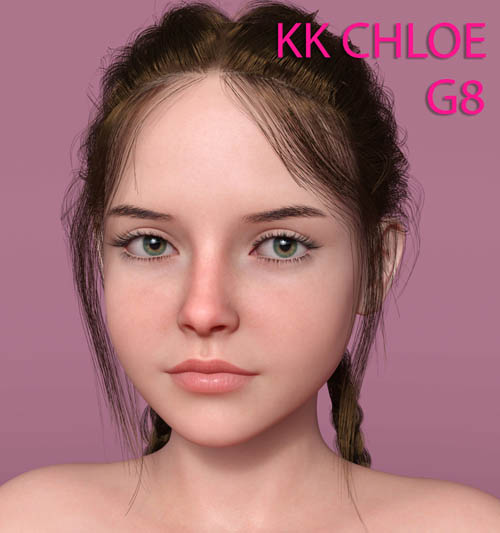 Kk Chloe Character for Genesis 8,8.1 Female