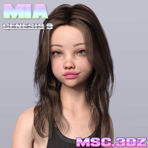 Mia For Genesis 9 Free 3D Assets