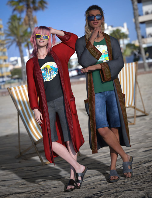 dForce Laidback Dude Outfit Texture Add-On