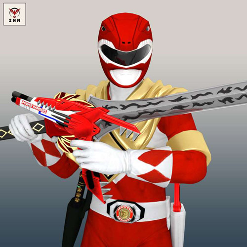 Power Ranger - Red Ranger for Genesis 8 Male