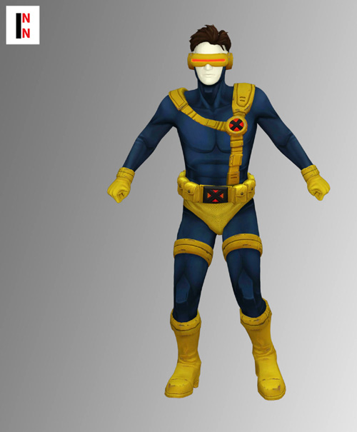 MCU - Cyclops Outfit for Genesis 8 Male
