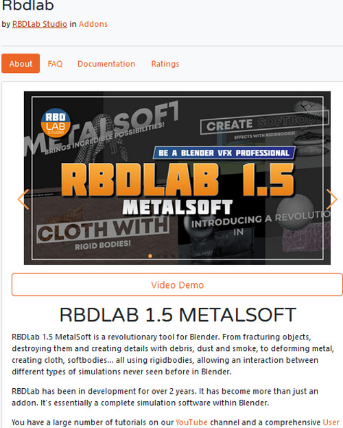 Rbdlab version 1.5.4 - BLENDER 4.1