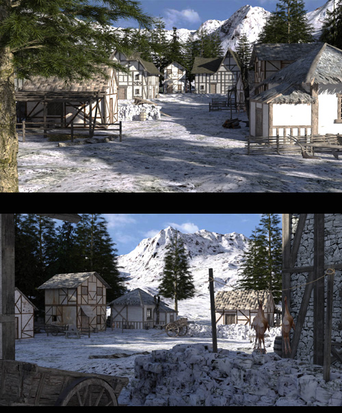 Winter Hamlet Environment