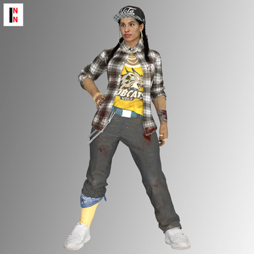 Dead Island 2 - Carla 2nd Outfit for Genesis 8 Female