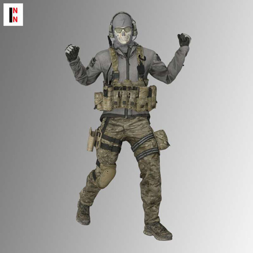 COD - Ghost Classic Outfit for Genesis 8 Male