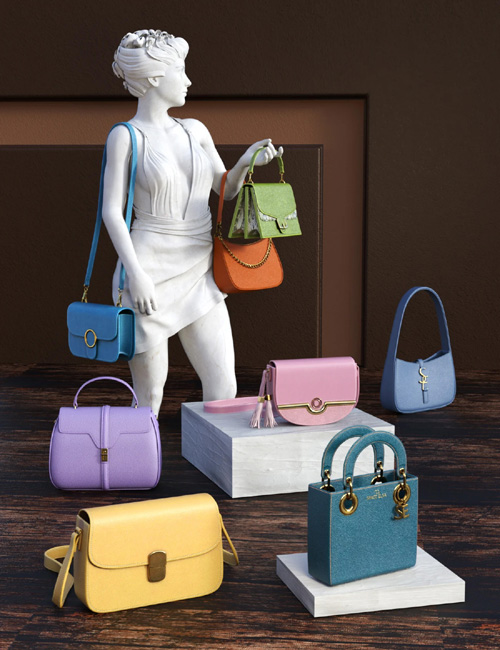 Collection of Classic Bags for Genesis 9 Feminine