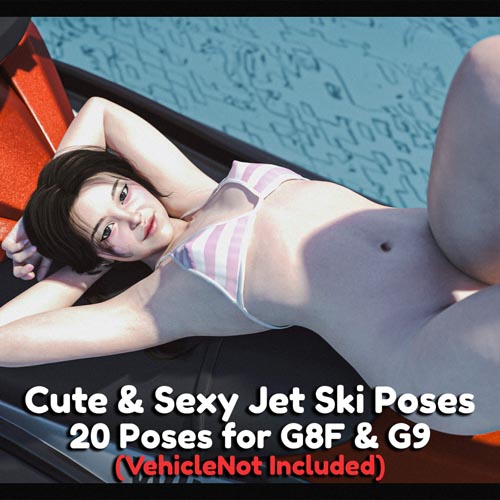 20 Cute & Sexy Jet Ski Poses for G8F & G9
