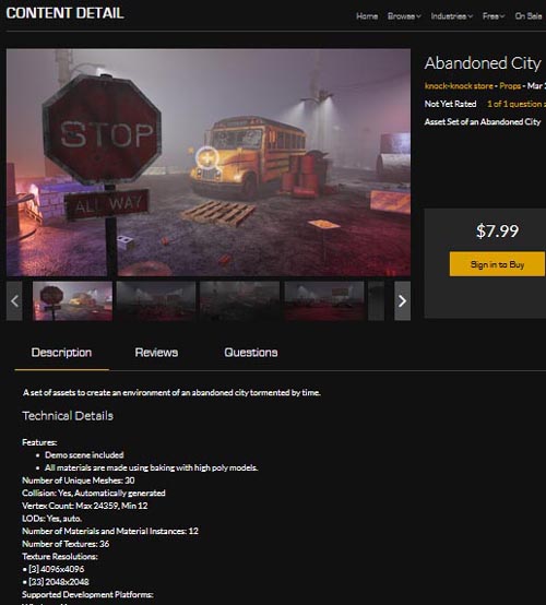 Abandoned City Props Pack