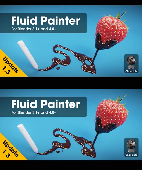 Fluid Painter Version 1.3.19 - BLENDER 4x