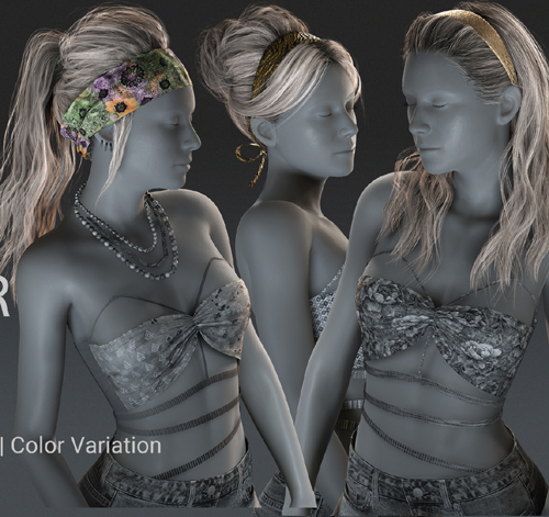 Smart Hair 5 Pack (V4) with trial watermark in official Reallusion