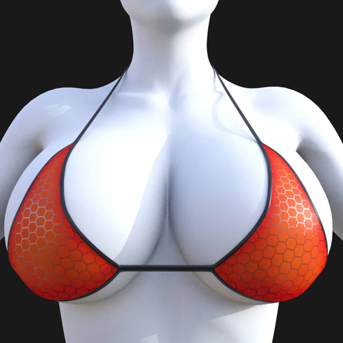 Iron Hot Bra for Genesis 8 Females & G 9