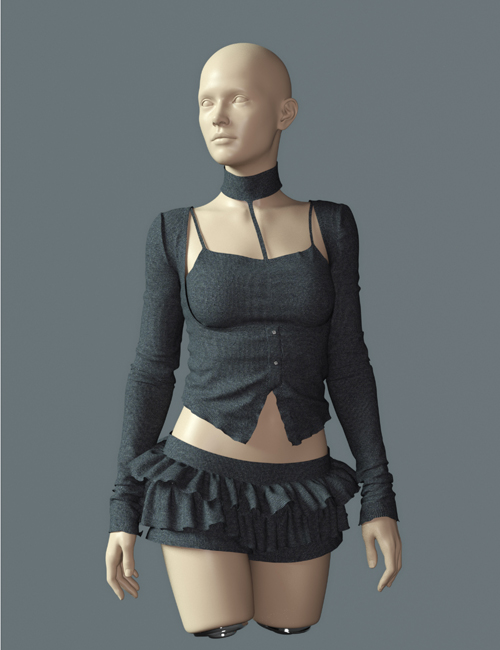 dForce Summer Knitwear Suit for Genesis 9