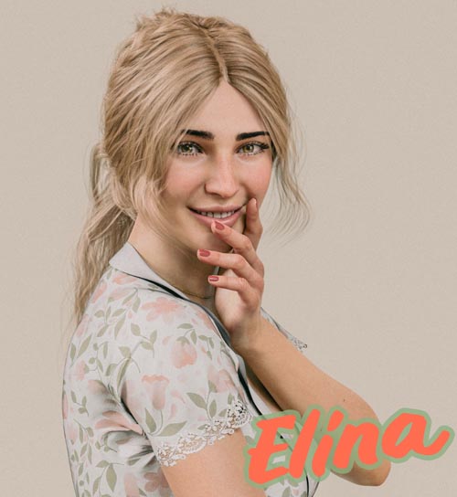 Elina Character Morph for Genesis 8 Female