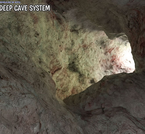 Modular 3D Kits: Deep Cave System