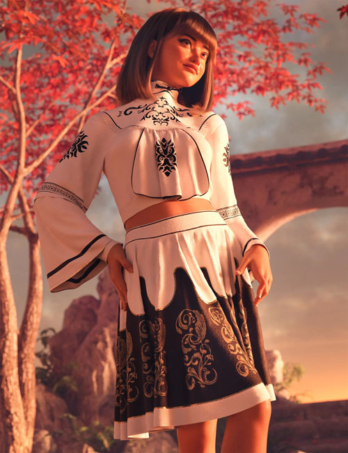 dForce AH Ying Xin Outfit For Genesis 9