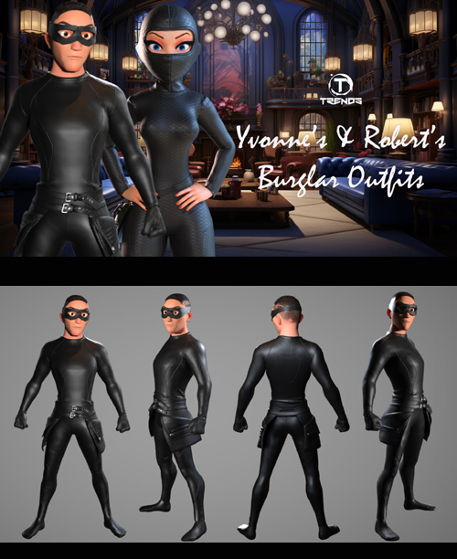 Yvonne & Robert's Burglar Outfits