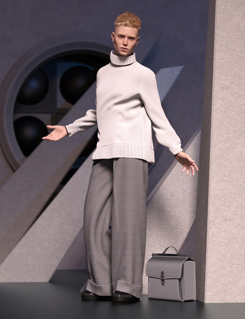 dForce Minimalist Unisex Outfit for Genesis 9