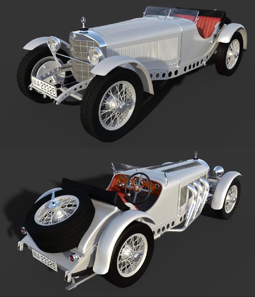 MERCEDES BENZ SSK for DAZ Studio