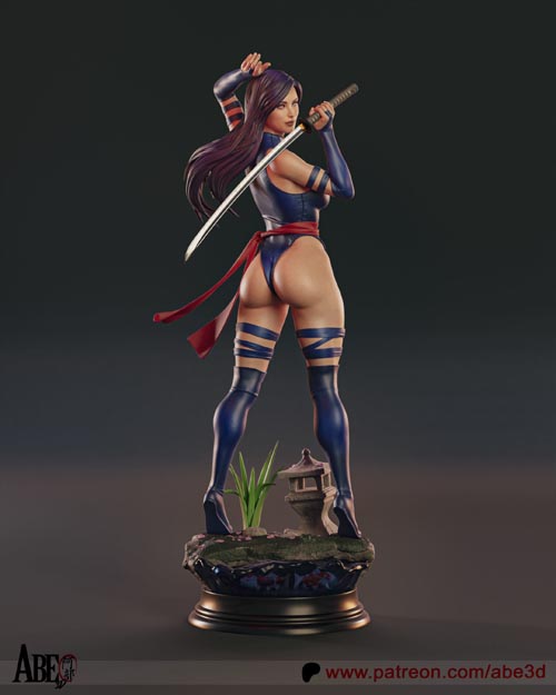 Psylocke V2 3D print model