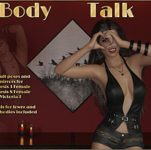 Body Talk - Poses for Genesis 3 - 8 Females