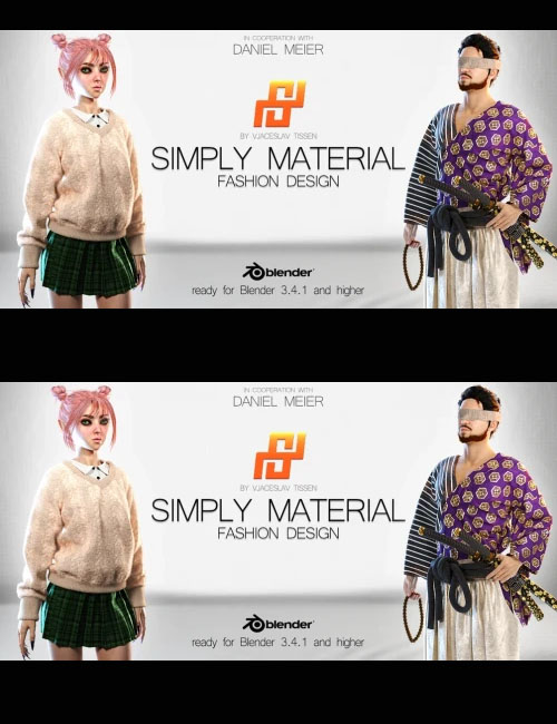 Simply Material | Fashion Design - for Blender 3.4.1 or Higer