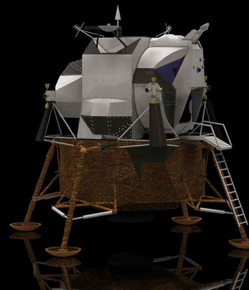 Eagle Lunar Lander (for Poser)