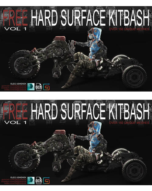 Hard Surface Kitbash Vol 1