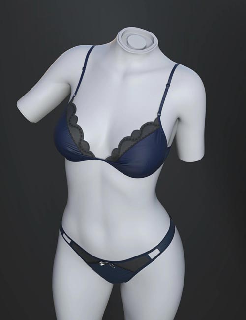 SU Lingerie Outfit for Genesis 9, 8.1, and 8 Female