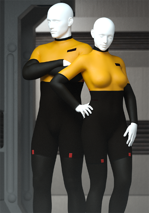 SSU Spaceship Uniform for Genesis 3