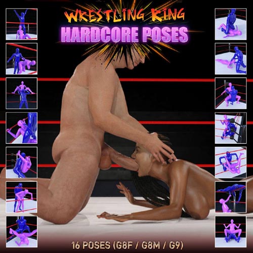 Hardcore Wrestling Poses G8 & G9