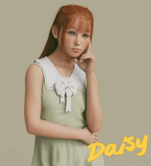 Daisy Character Morph for Genesis 8 Female