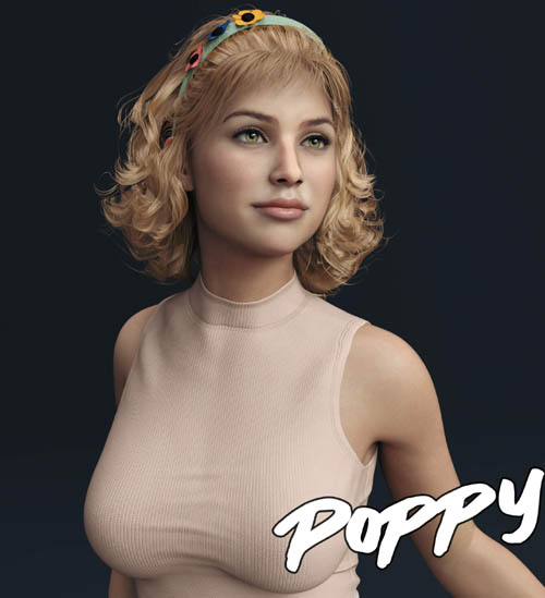 Poppy Character Morph for Genesis 8 Female