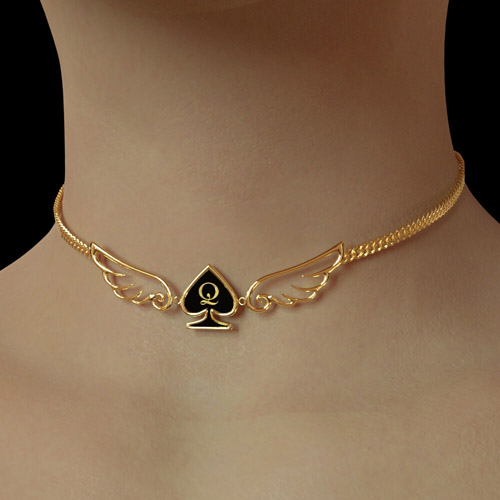 Queen of Spades Choker Necklace for G8