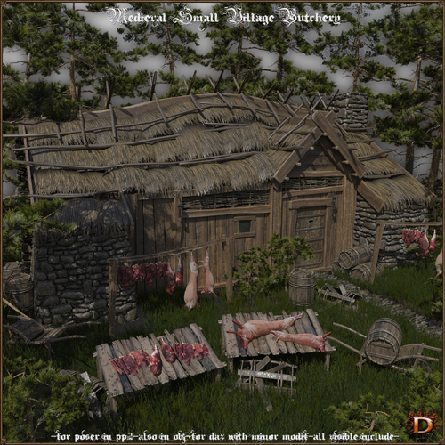 Medieval Small Village Butchery